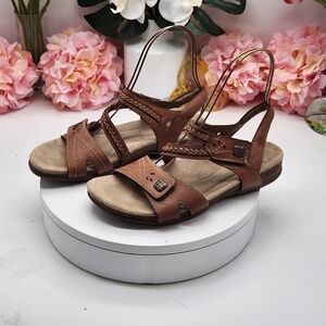 Earth Origins Bosk Benson Sandal Open Toe Comfort Alpaca Leather Women's 9